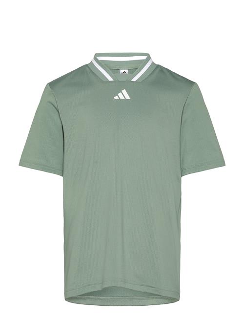 B Sport Collar Adidas Golf Green