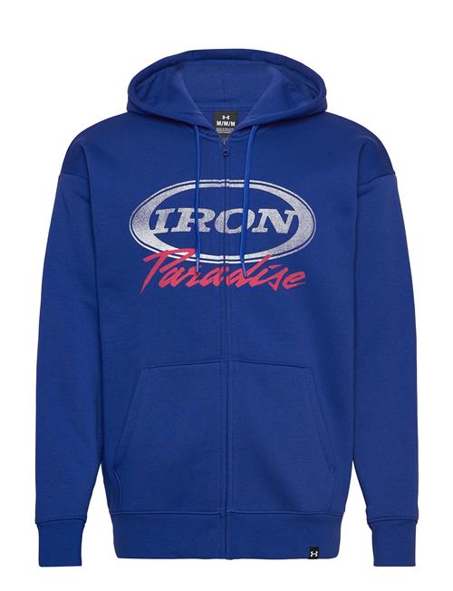 Pjt Rock Icon Fleece Fz Under Armour Blue