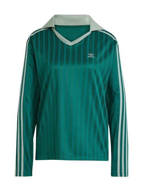 V-Neck Ls Tee Adidas Originals Green