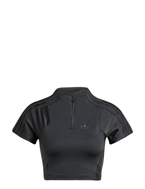 Zip Croptop Adidas Originals Black