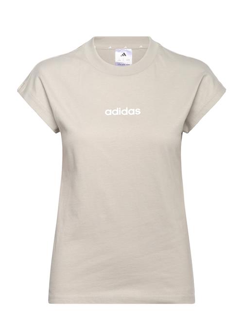W Lin Sj T Adidas Sportswear Beige