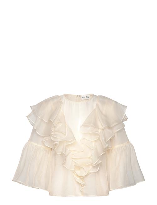 Alexia Organza Frill Blouse Malina Cream