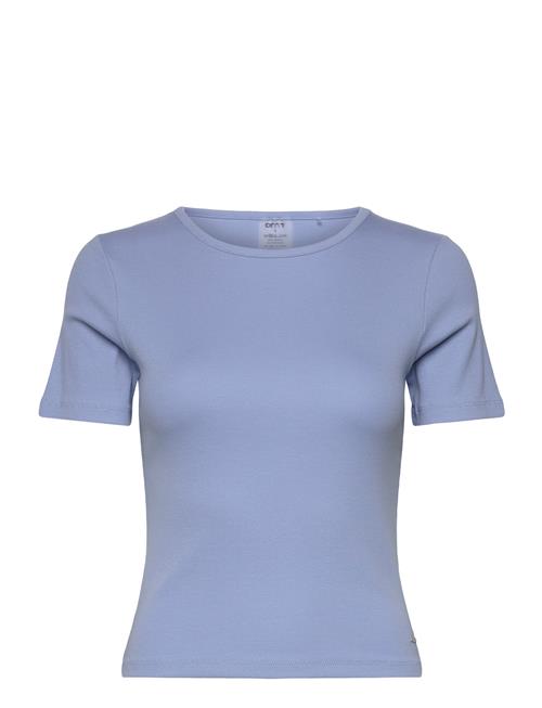 Ease Ribbed Short Sleeve Aim´n Blue