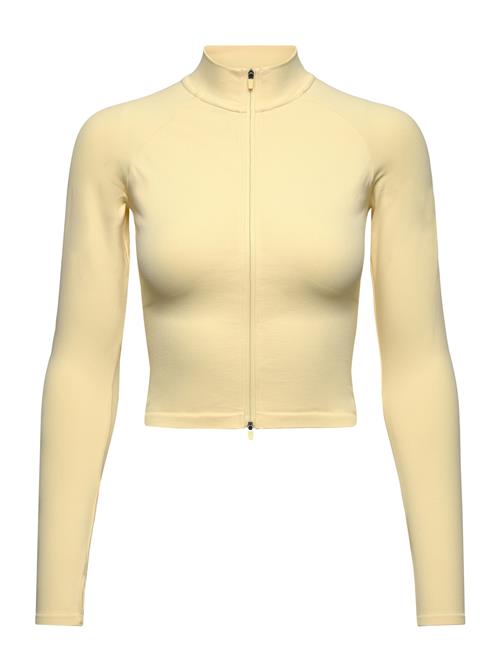 Shape Seamless Zip Jacket Aim´n Yellow