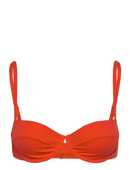 Swim Underwire Bikini Top Organic Basics Red