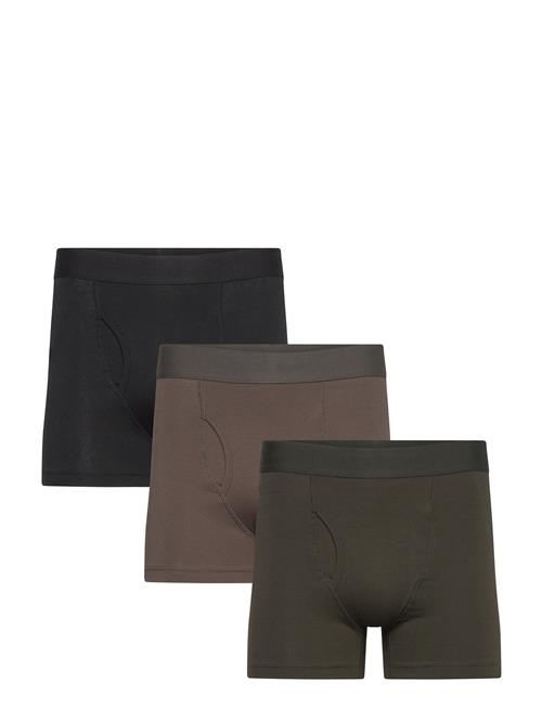 3-Pack Boxer Briefs Weekday Brown
