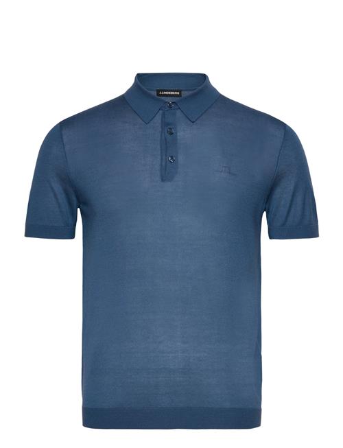 Ridge Lyocell Silk Polo J. Lindeberg Navy