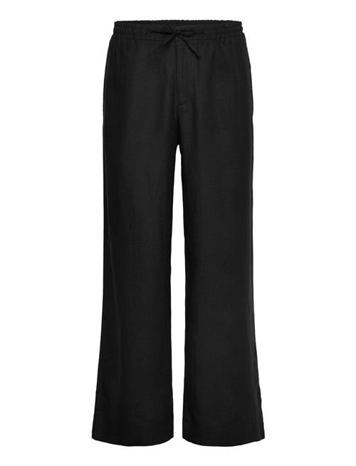 Noah Drape Linen Pants J. Lindeberg Black