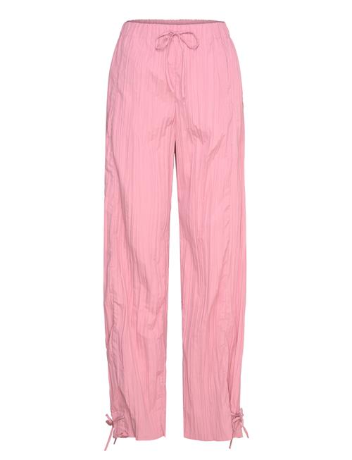 2342 Pleated Poly, Loose Pants W/ T STINE GOYA Pink