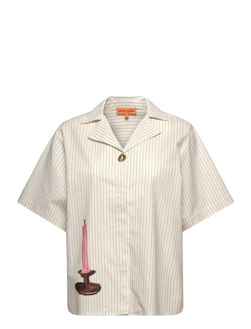 2339 Crisp Stripe Shirting, Bowling STINE GOYA Cream