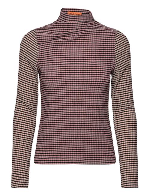 2247 Patchwork Jersey, Long Sleeve STINE GOYA Pink