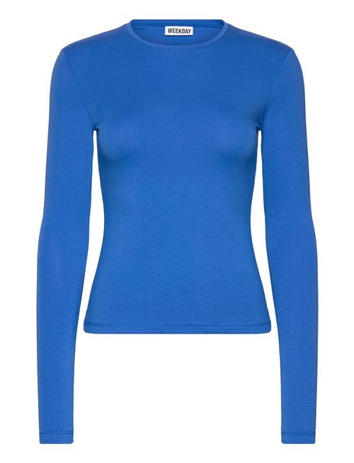 Slim Fitted Long Sleeve Weekday Blue