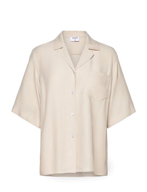 Draped Twill Shirt Filippa K Cream
