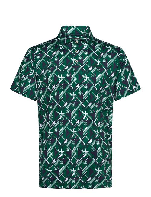 Tailored Fit Performance Polo Shirt Ralph Lauren Golf Green