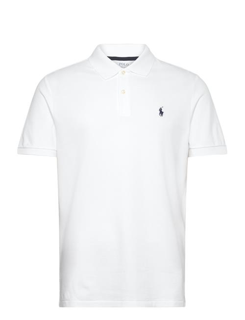Tailored Fit Performance Mesh Polo Shirt Ralph Lauren Golf White