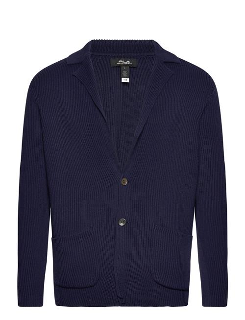 Mesh-Knit Cotton-Blend Blazer Cardigan Ralph Lauren Golf Navy