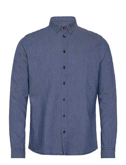 Mmgmarco Chambray Shirt Mos Mosh Gallery Navy