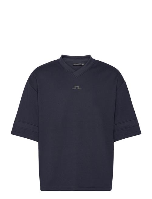 Milos Jersey Mesh Tee J. Lindeberg Navy