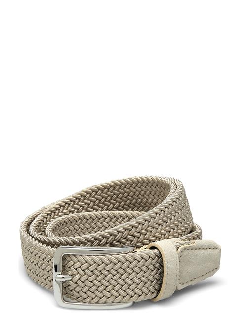 Ben Braided Elastic Belt J. Lindeberg Beige