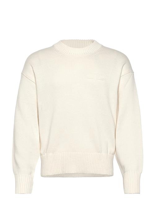 Eddy Cotton Wool Crew Neck J. Lindeberg White