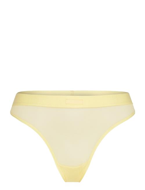 Mesh Thong Organic Basics Yellow