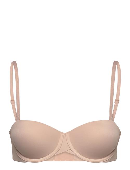 Lightly Lined Strapless Calvin Klein Beige