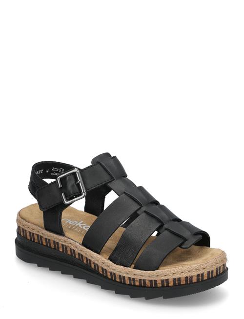 Rieker Ladies' Sandals V7904-00 Black Rieker Black