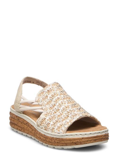Rieker Ladies' Sandals 62741-60 Beige Rieker Beige