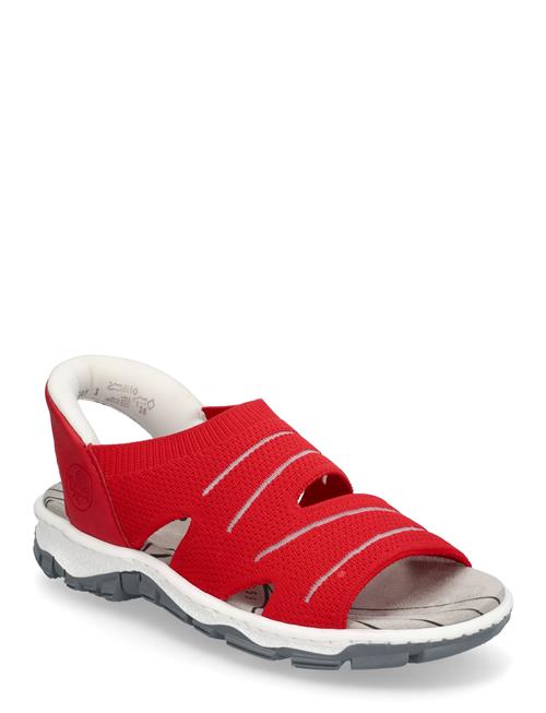 Rieker Ladies' Sandals 68895-14 Blue Rieker Red