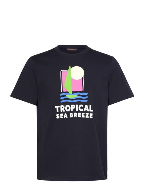 Seaton Mixed Tee Morris Navy