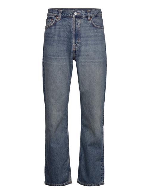 Space Relaxed Straight Jeans Weekday Blue
