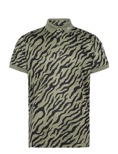 Tour Tech Print Polo J. Lindeberg Khaki