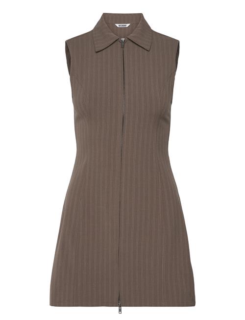Zip Dress Weekday Brown