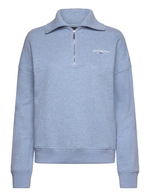 Half-Zip Logo Sweatshirt Lexington Clothing Blue