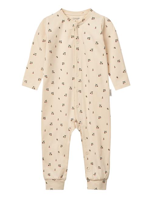 Birk Printed Pyjamas Jumpsuit Liewood Cream