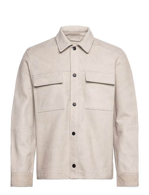 Wilden Suede Overshirt J. Lindeberg Cream