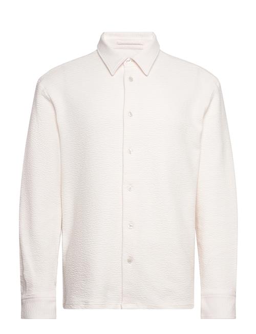 Reg Ls Crinkle Jersey Shirt J. Lindeberg White