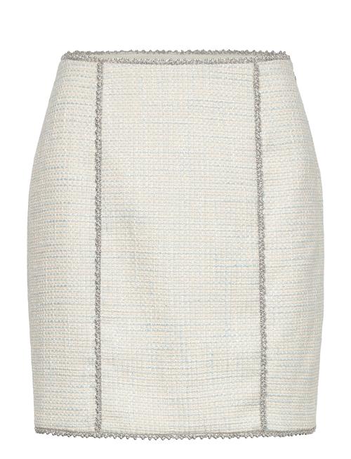 Boucle Mini Skirt ROTATE Birger Christensen Cream
