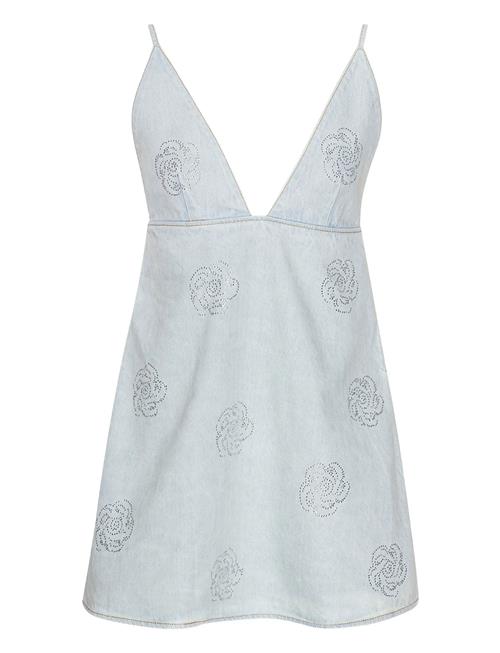 Denim Stud Mini Dress ROTATE Birger Christensen Blue