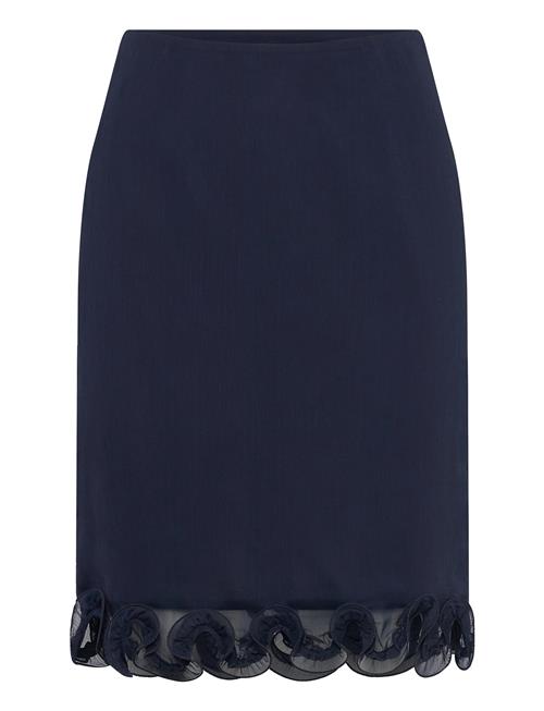 Chiffon Ruffle Skirt ROTATE Birger Christensen Blue