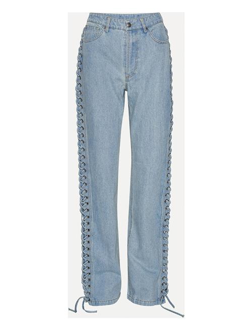 Laced Straight Leg Jeans ROTATE Birger Christensen Blue