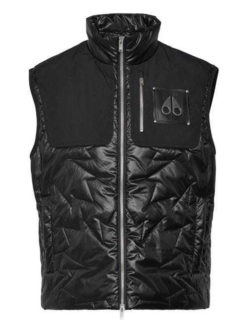 Icon Leaf Quilt Vest Moose Knuckles Black