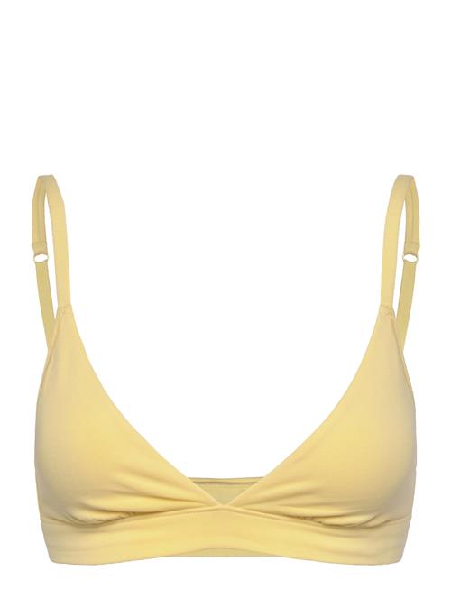 Flex Triangle Bralette Organic Basics Yellow