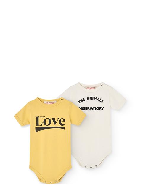 Pack Chimpanzee Baby Body Yellow THE ANIMALS OBSERVATORY Patterned