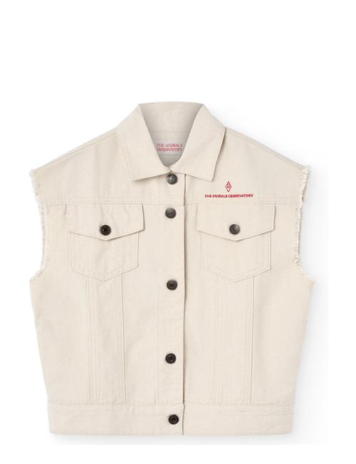 Hog Kid Vest Raw White THE ANIMALS OBSERVATORY White