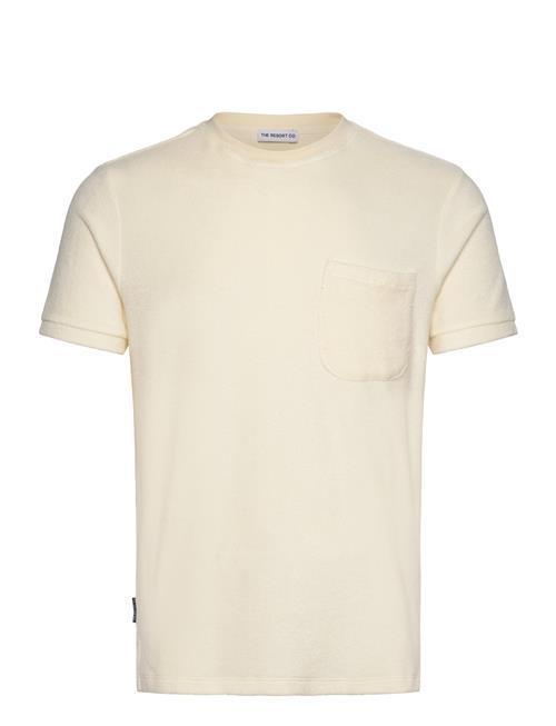 Terry Tee White The Resort Co. Cream