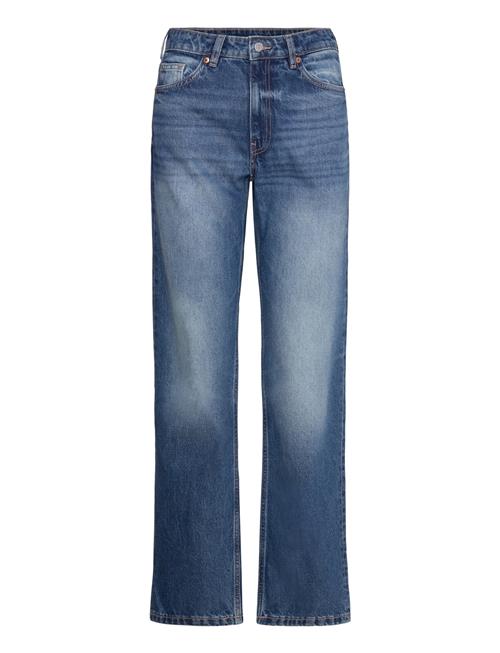 Aimo Mid Straight Jeans Monki Blue