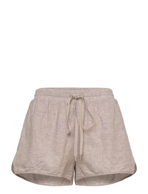 Linen Shorts Monki Beige