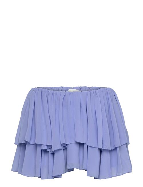 Frilled Mini Skirt Monki Blue