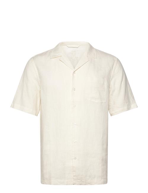 Mmgtheo Linen Cuban Shirt Mos Mosh Gallery Cream